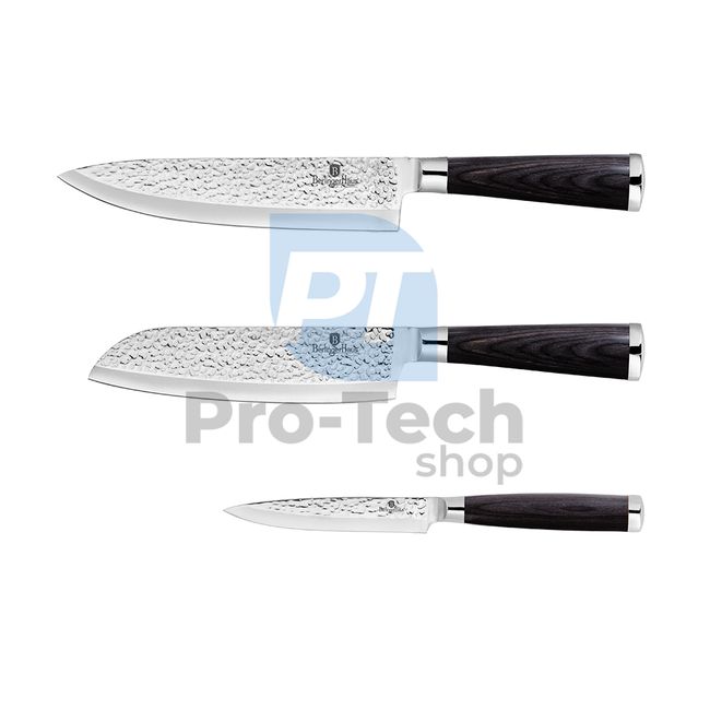 Комплект кухненски ножове от 3 части BLACK WOOD 20637
