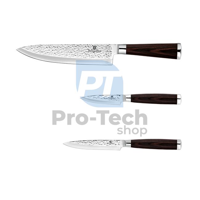 Комплект кухненски ножове от 3 части BROWN WOOD 20655