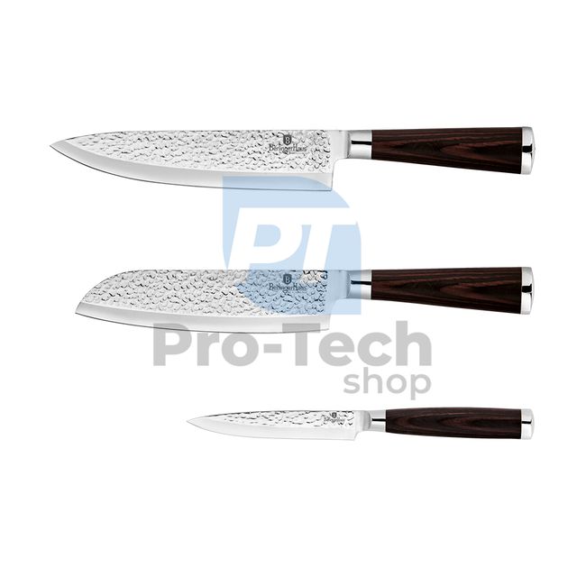 Комплект кухненски ножове от 3 части BROWN WOOD 20656
