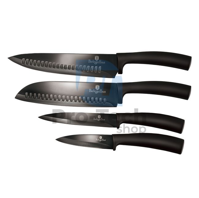 Комплект кухненски ножове от неръждаема стомана от 4 части BLACK 20367