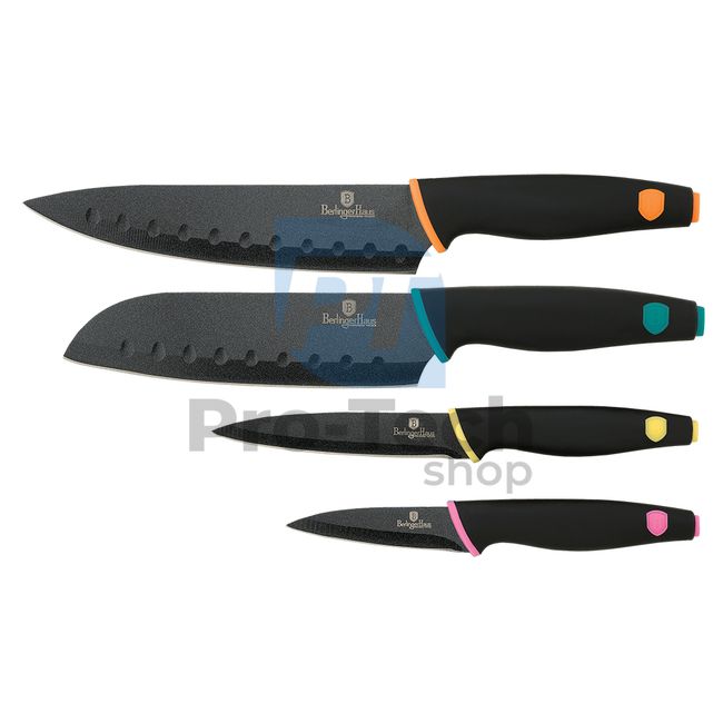 Комплект кухненски ножове от неръждаема стомана от 4 части BLACK 20922