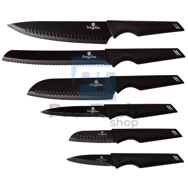 Комплект кухненски ножове от неръждаема стомана от 6 части BLACK 20465