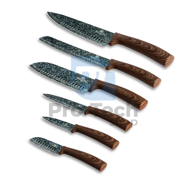 Комплект кухненски ножове от неръждаема стомана от 6 части ORIGINAL WOOD 20855