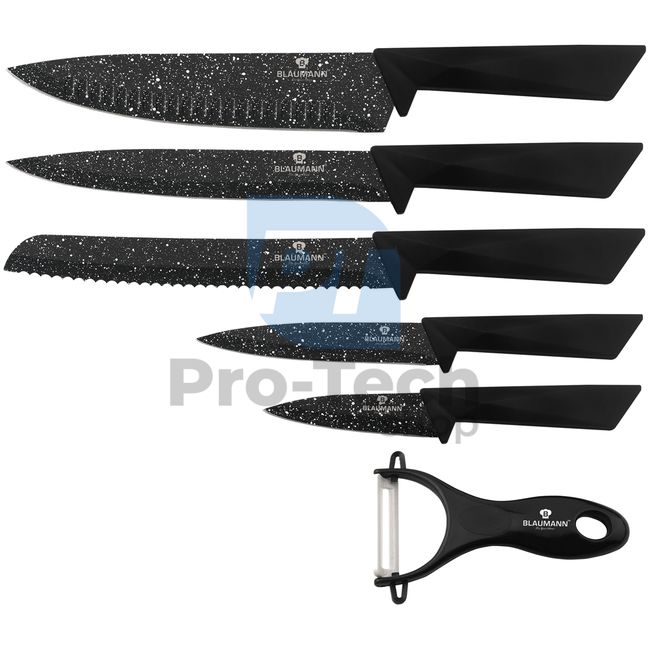 Комплект кухненски ножове от 6 части BLACK 21154