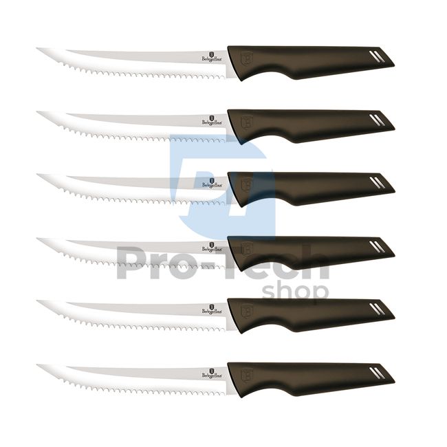 Комплект ножове за пържоли от 6 части BLACK 20368