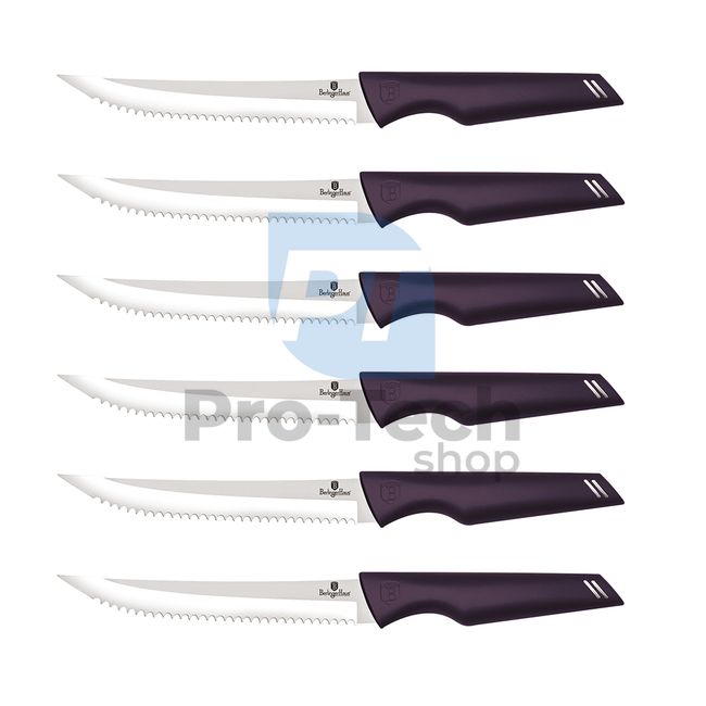 Комплект ножове за пържоли от 6 части PURPLE 20268