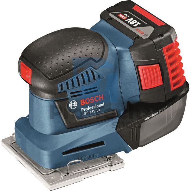 Акумулаторен виброшлайф Bosch GSS 18V-10 Professional 02971