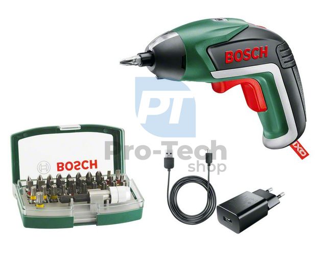 Акумулаторна винтоверт 3,6V Bosch IXO с комплект приставки 10799