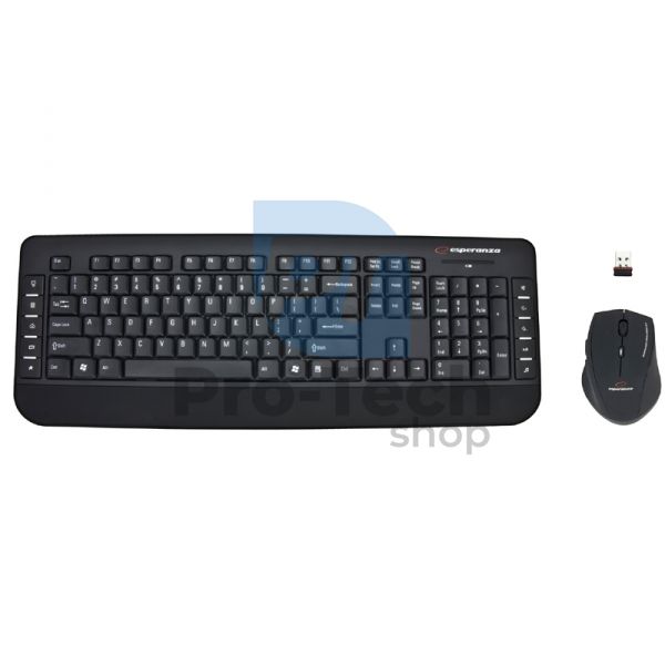 Безжична клавиатура и мишка 24GHZ USB ASPEN 72906