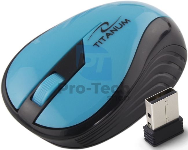 Безжична 3D USB мишка RAINBOW тюркоазена 73417
