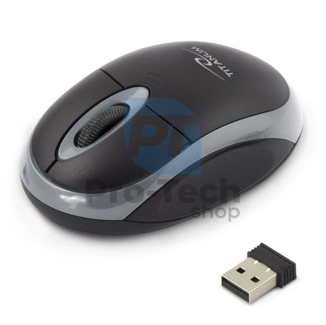 Безжична мишка 3D USB VULTURE черно-сива 73419