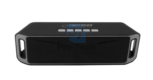 Bluetooth високоговорител с FM радио FOLK черно-сив 73260