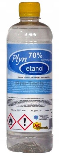 Почистващ препарат със 70% етанол 500 мл 12506