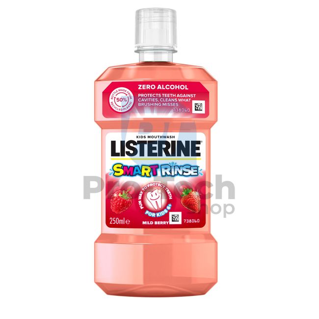 Вода за уста Listerine Smart Rinse Berry 250 мл 30576