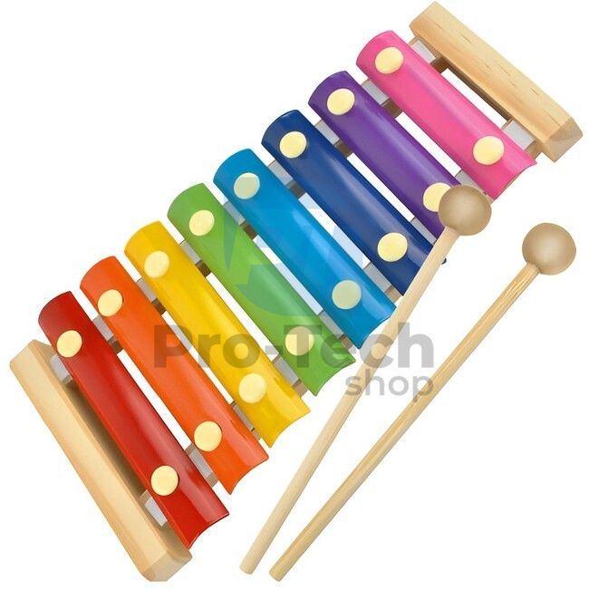 Детски цветен ксилофон 74080