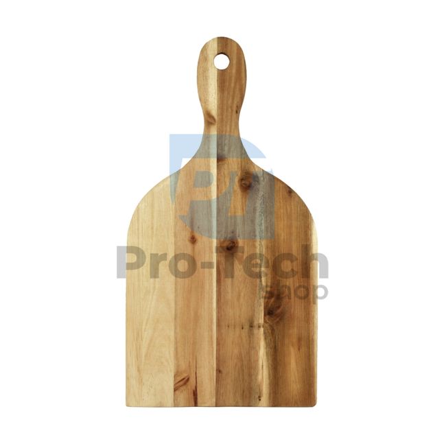 Дървена дъска за рязане 38x20 см с дръжка 53916