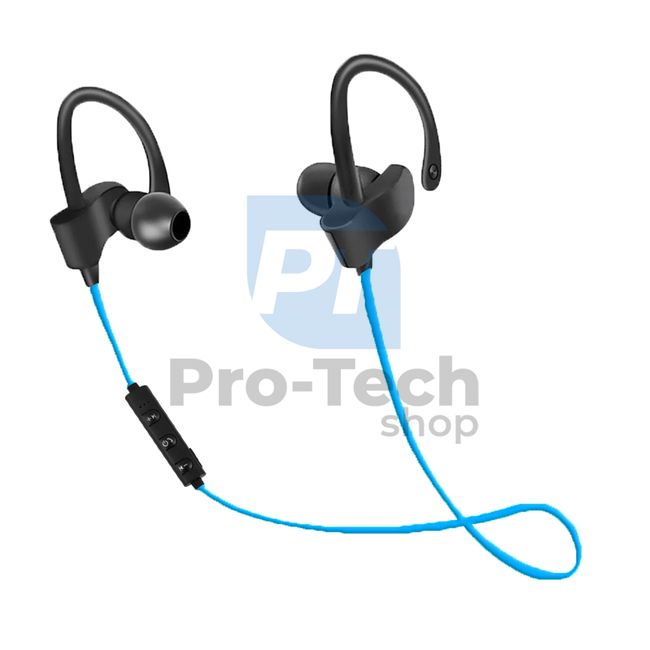 Bluetooth хендсфри спортно черно и синьо 72805