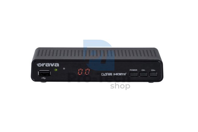 HD цифров ефирен DVB-T2 (HEVC) приемник Orava 73471