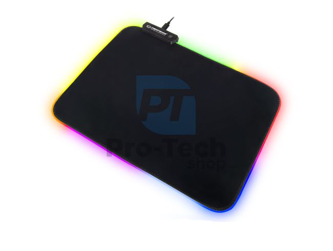 Геймърска подложка за мишка с RGB LED подсветка ZODIAC 72719