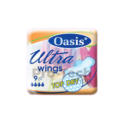 Санитарни салфетки ultra plus top dry Linteo Oasis 9 бр. 30453
