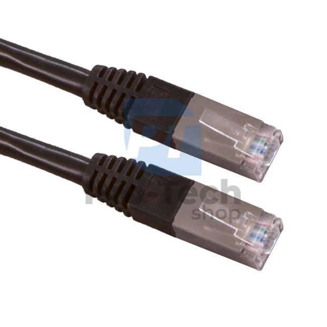 FTP кабел Cat. 6 Patchcord RJ45 0,25 м черен 72484