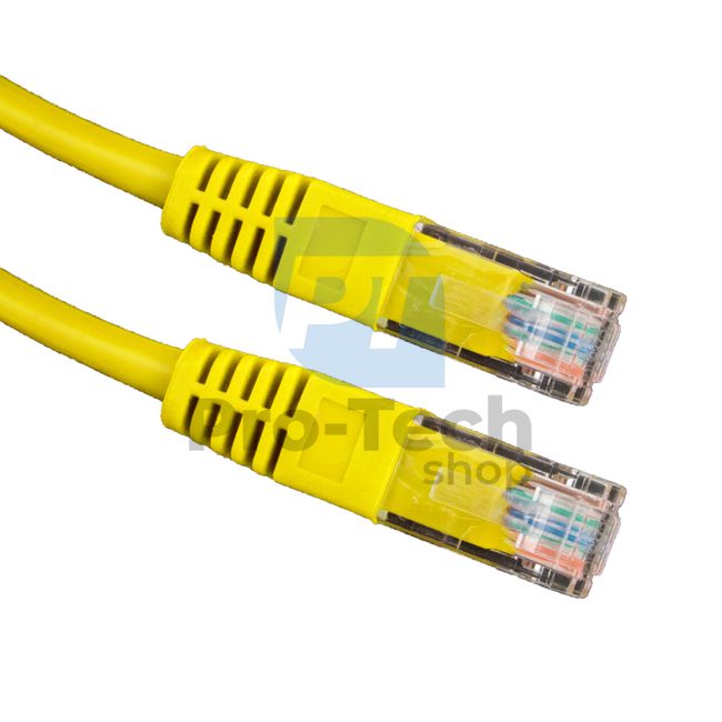 UTP кабел Cat. 5E Patchcord RJ45 0,25 м жълт 72435