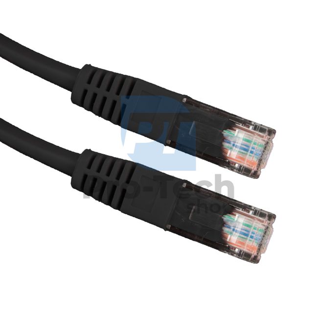 UTP кабел Cat. 5E Patchcord RJ45 0,5 м черен 72439