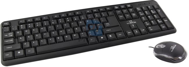 Жична клавиатура с USB мишка SALEM 73358