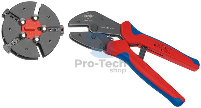 Клещи за кримпване MultiCrimp® 250 мм с многокомпонентни дръжки KNIPEX 08595
