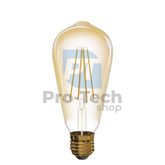 LED крушка Vintage ST64 4W E27 топло бяла+ 70518