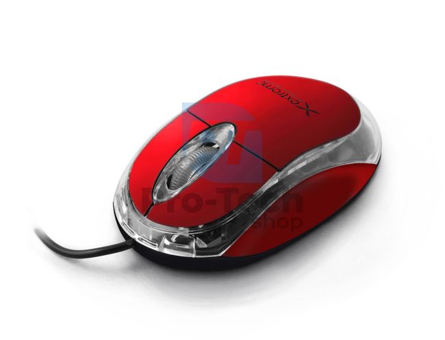 Мишка 3D USB CAMILLE червена 73441