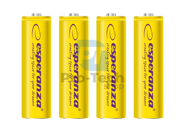 Акумулаторна батерия NI-MH AA 2000mAh 4 бр жълта 73334