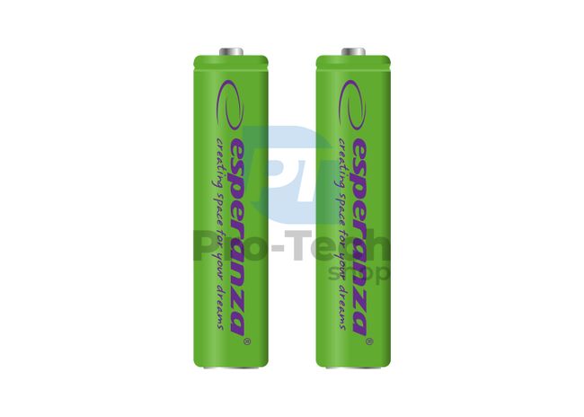 Акумулаторна батерия NI-MH AAA 1000mAh 2 бр зелена 73316