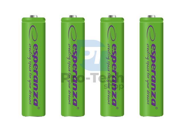 Акумулаторна батерия NI-MH AAA 1000mAh 4 бр зелена 73321