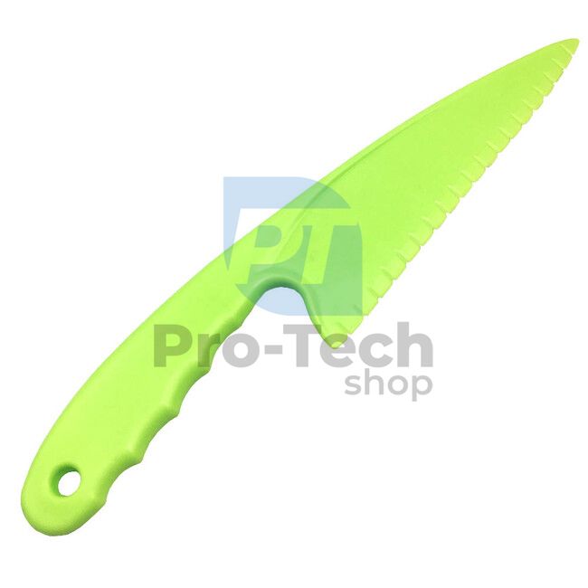 Пластмасов нож за тесто, зелен 53781