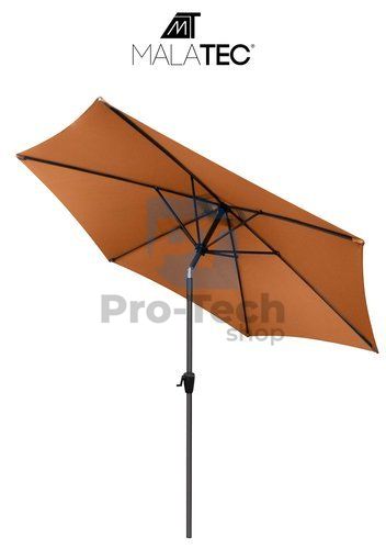 Плажен/градински чадър 3 м кафяв 74894