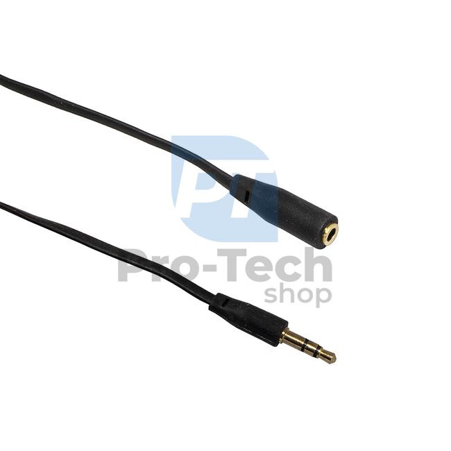 Удължителен кабел Mini Jack плосък 2 м 72415