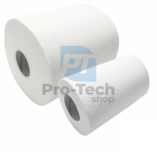 Двупластови индустриални хартиени кърпи на руло, бели MAXI Linteo 100m 6 бр. 30487