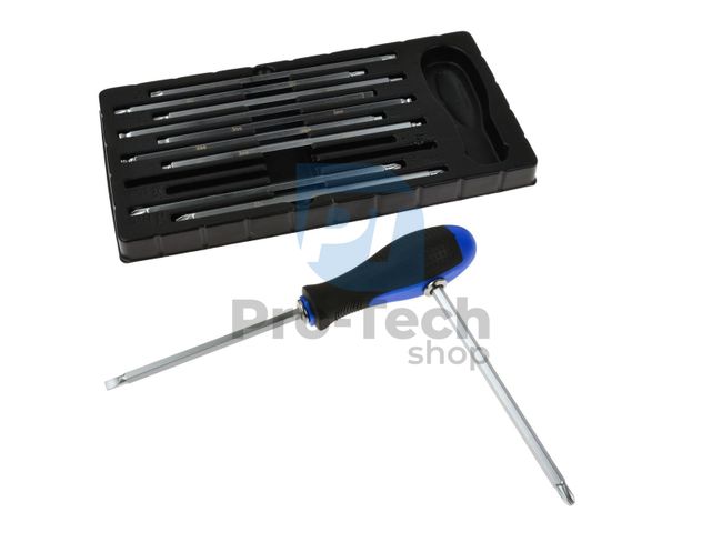 Screwdriver with interchangeable bits 12pcs 09635