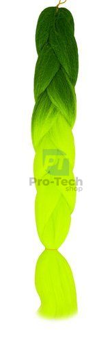 Синтетична коса плитки омбре зелена-неон W10344 75313