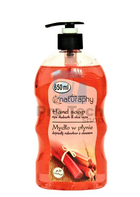 Течен сапун с ревен и алое вера Naturaphy 650 мл 30057