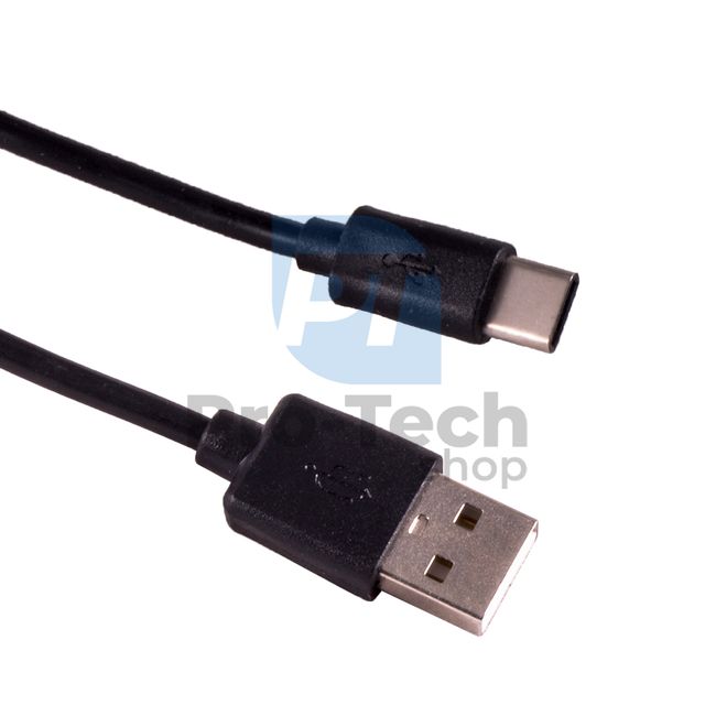 Кабел USB-C 2.0 1,5 м черен 72377