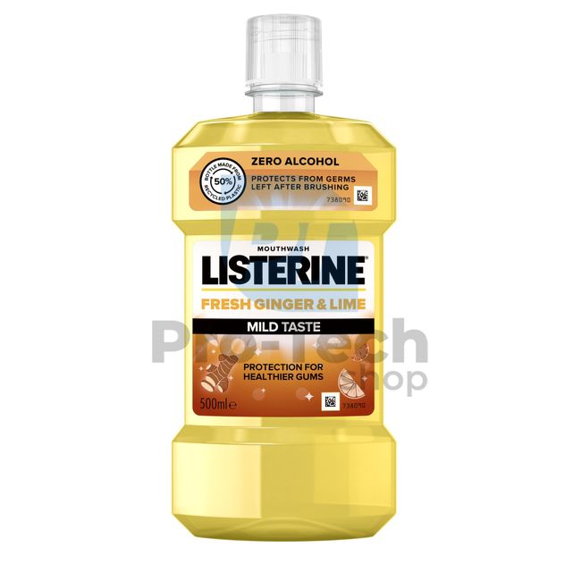 Вода за уста Listerine Fresh Ginger & Lime Mild Taste 500 мл 30584