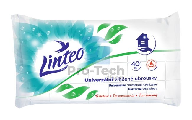 Универсални мокри кърпички Linteo 40 бр. 30436