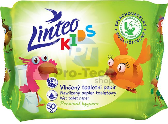 Мокра тоалетна хартия Linteo Kids 50 бр. 30442