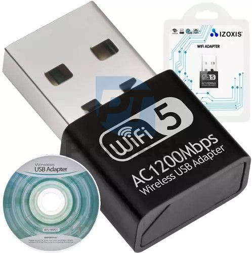 Wi-Fi адаптер за USB 1200Mbps Izoxis 19181 75550