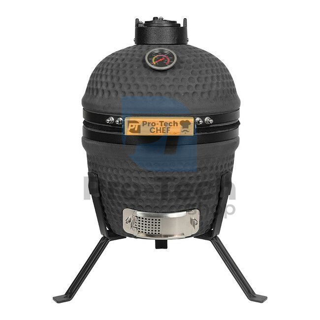 Градинска керамична скара Kamado CL-13 черна матова Pro-Tech CHEF 40346