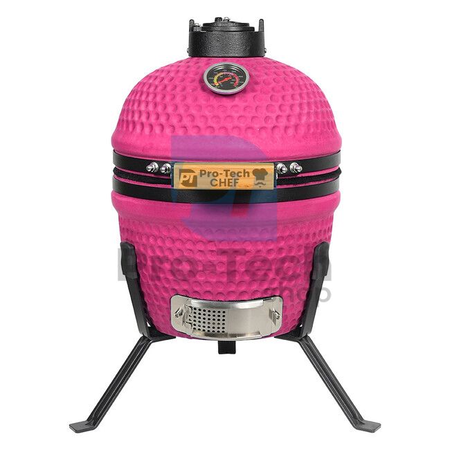 Градинска керамична скара Kamado CL-13 матовочервена Pro-Tech CHEF 40307