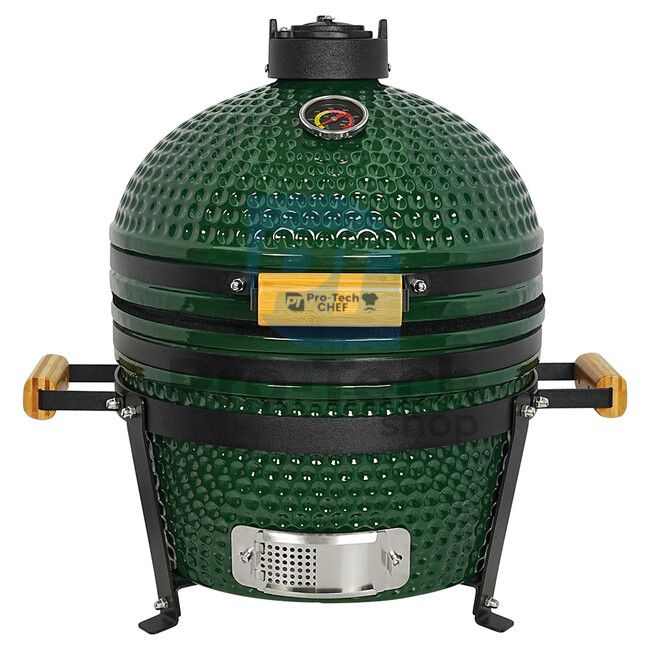 Градинска керамична скара Kamado CL-16T зелена Pro-Tech CHEF 40348