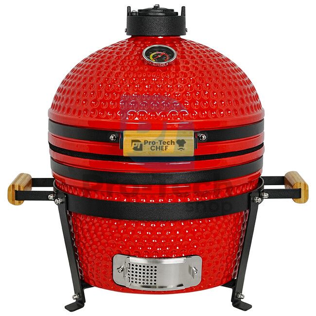 Градинска керамична скара Kamado CL-16T червена Pro-Tech CHEF 40279